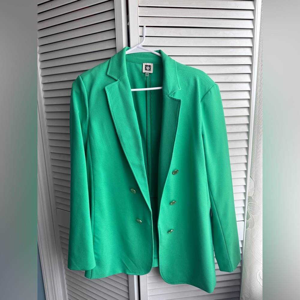 Anne Klein Vibrant Green Blazer
